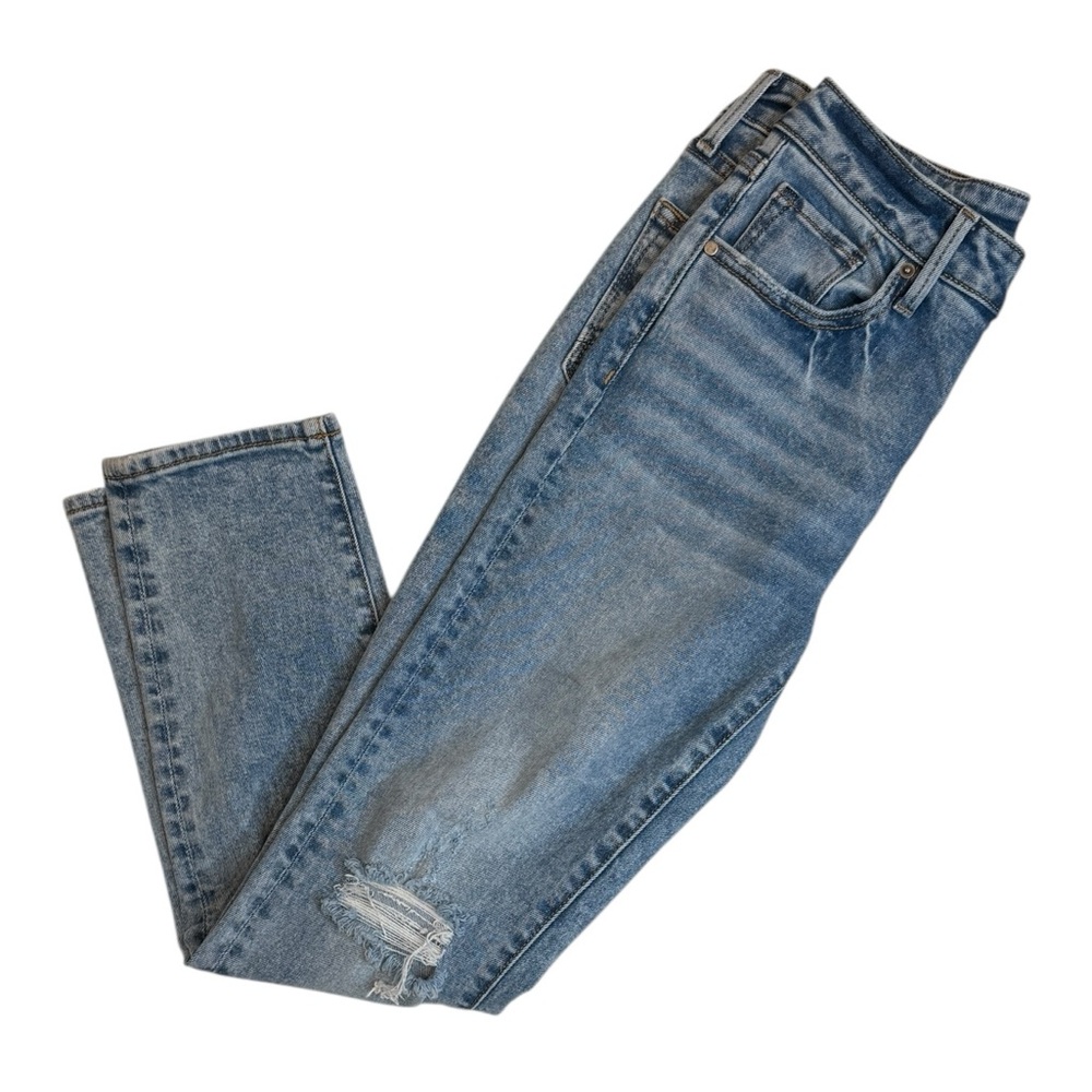 Driftwood Gizelle Destructed Basic Girlfriend Skinny Jeans Light Wash 24 Boho - Picture 4 of 7